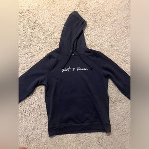 Navy blue hoodie